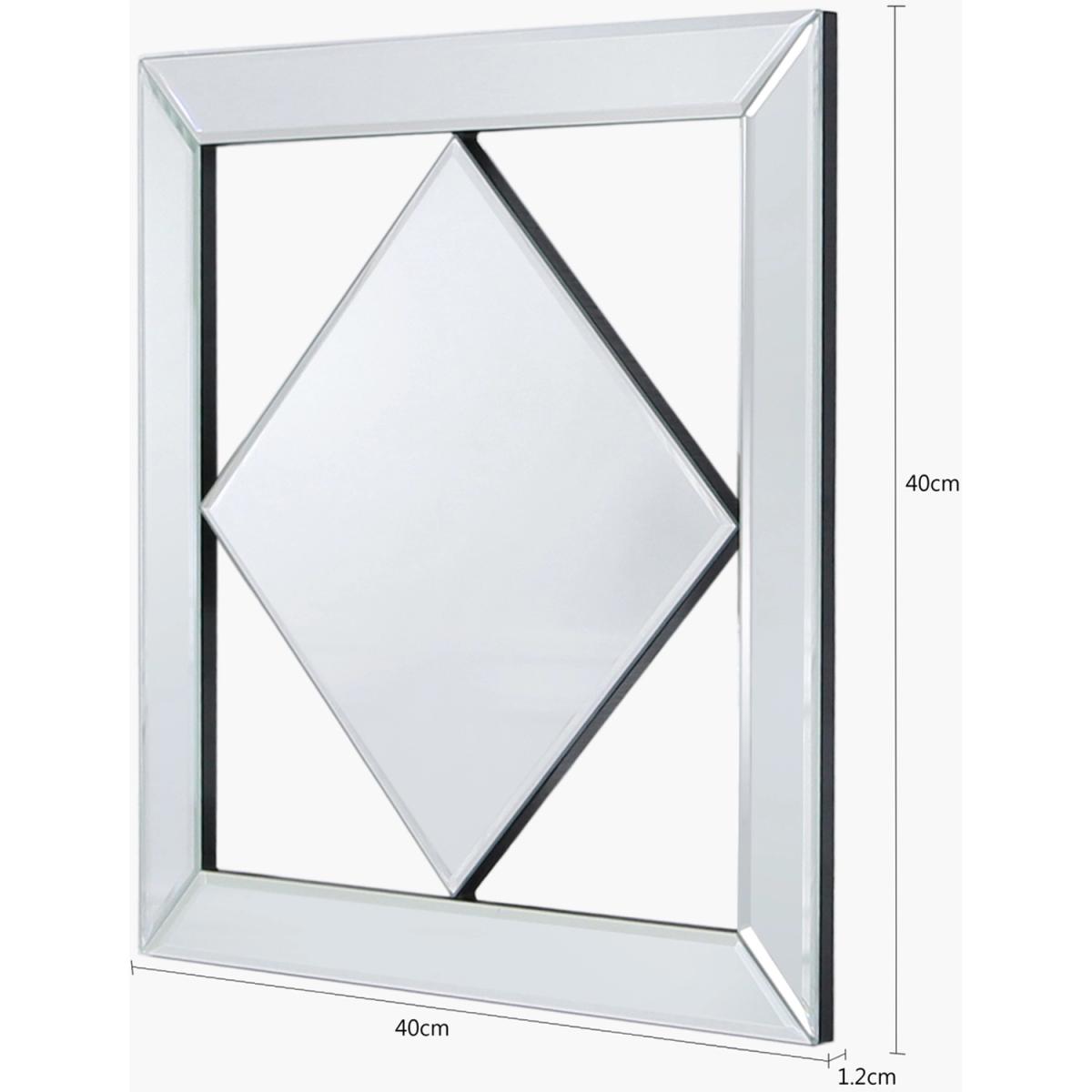 Art Deco Wall Mirror Diamond - Diamond – image 3