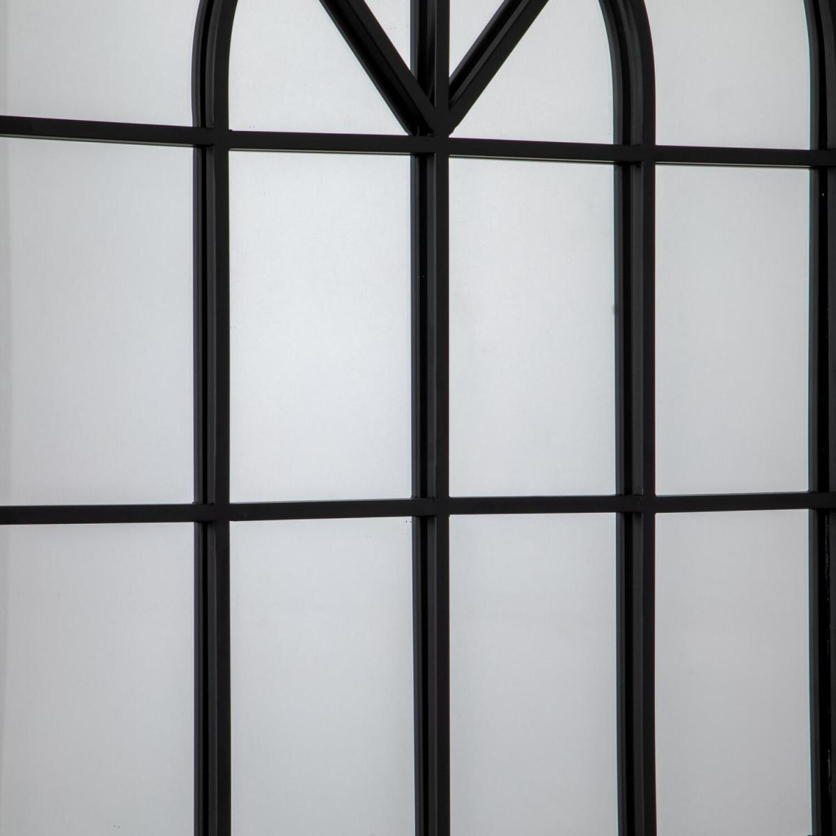 Arched Rome Mirror - Black – image 1