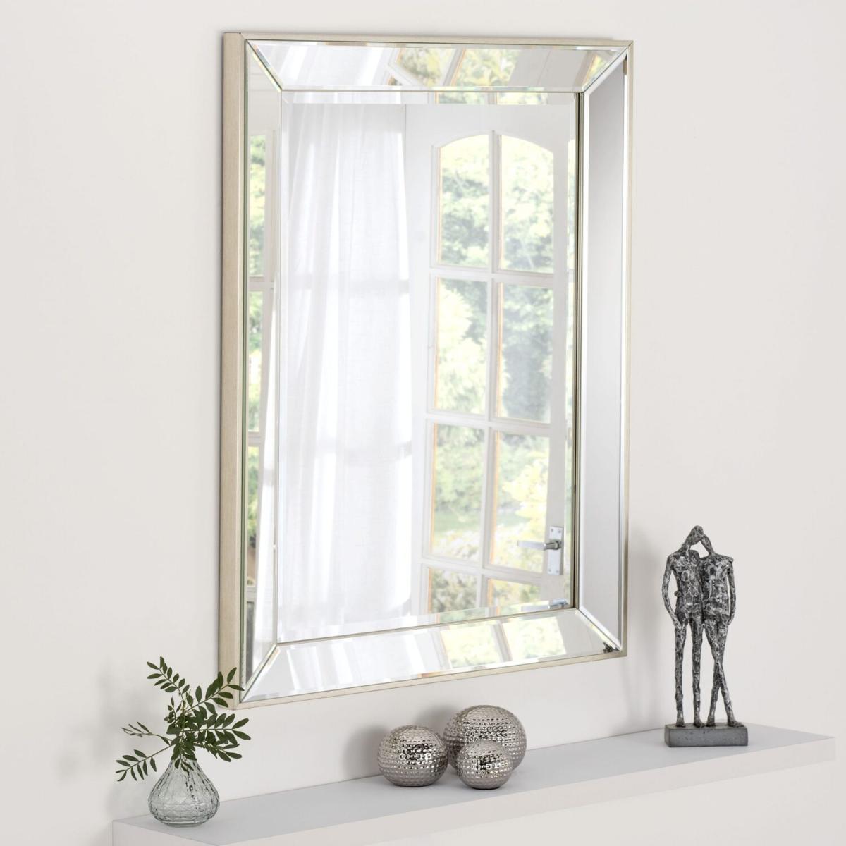 Champagne Angled Tray Bevelled Mirror - Champagne / 13kg