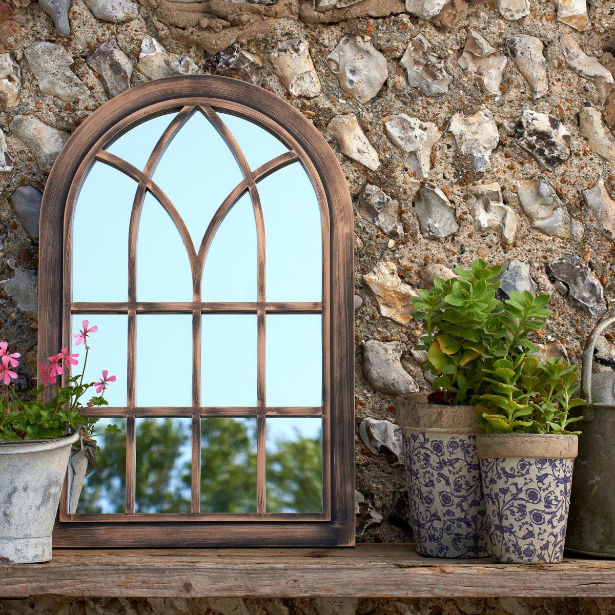 Toscana Wall Mirror - Brushed Copper – image 1