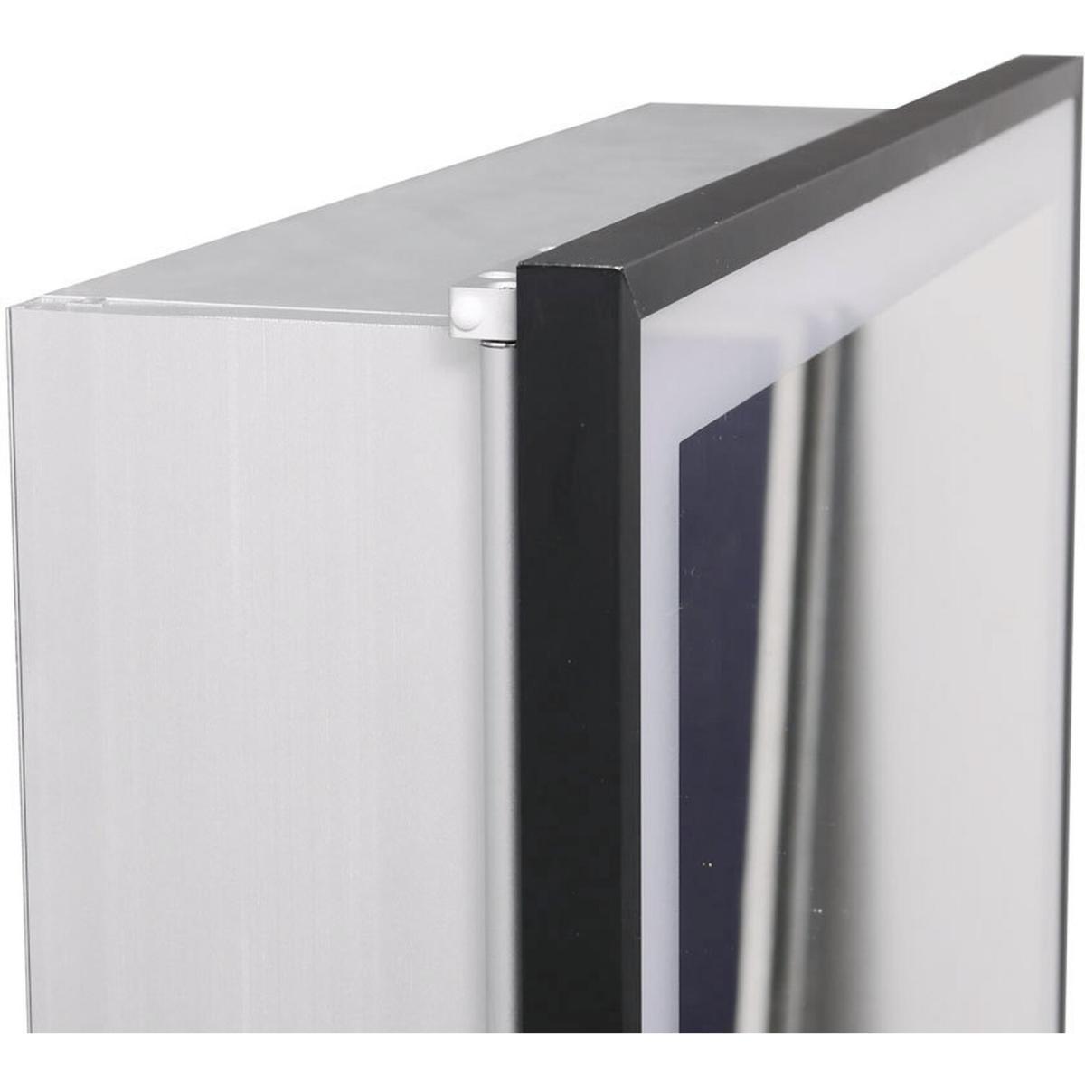 Sliding Door LED Bathroom Mirror Cabinet Wall Mounted With Storage Shelf - White – image 6