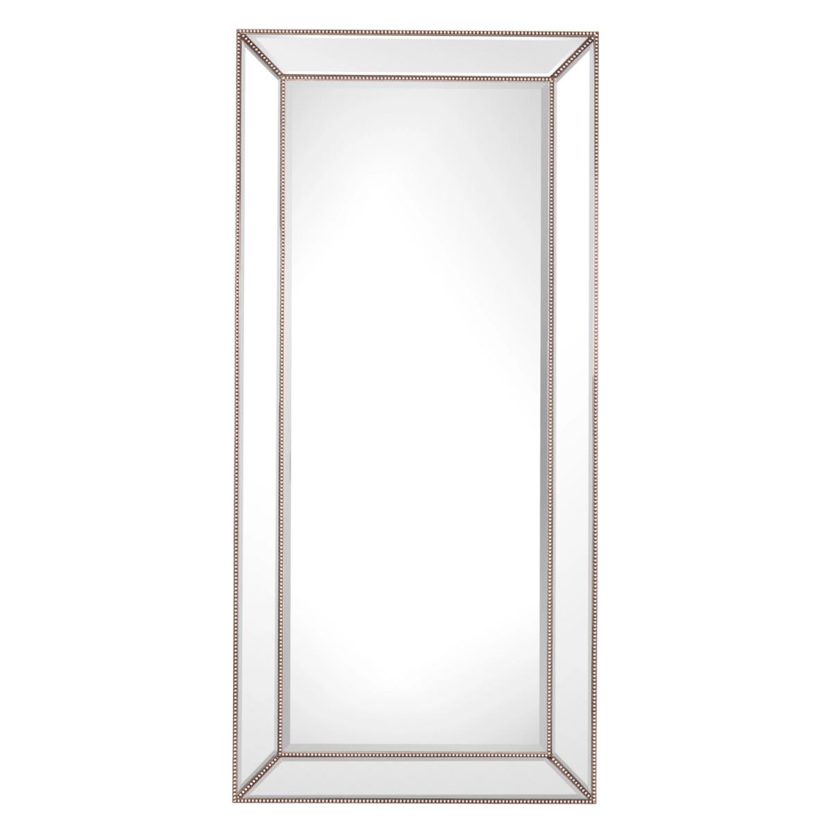 Beaded Bevelled Mirror - Silver – image 2