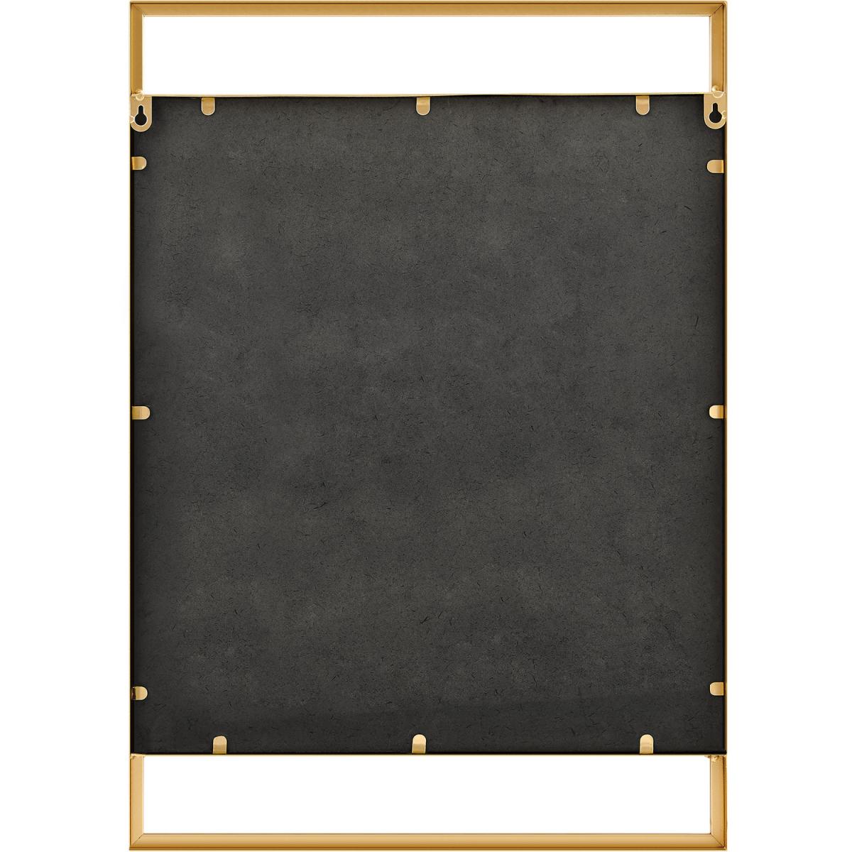 Harlow Wall Framed Mirror Rectangle With Shelf - Gold – image 3