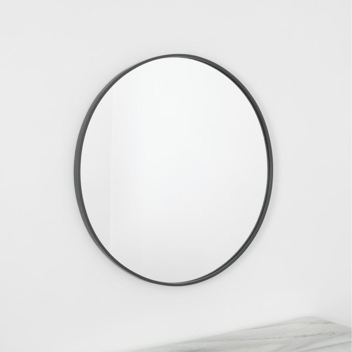 Manhattan Round Mirror Grey (80cm) - Grey – image 2