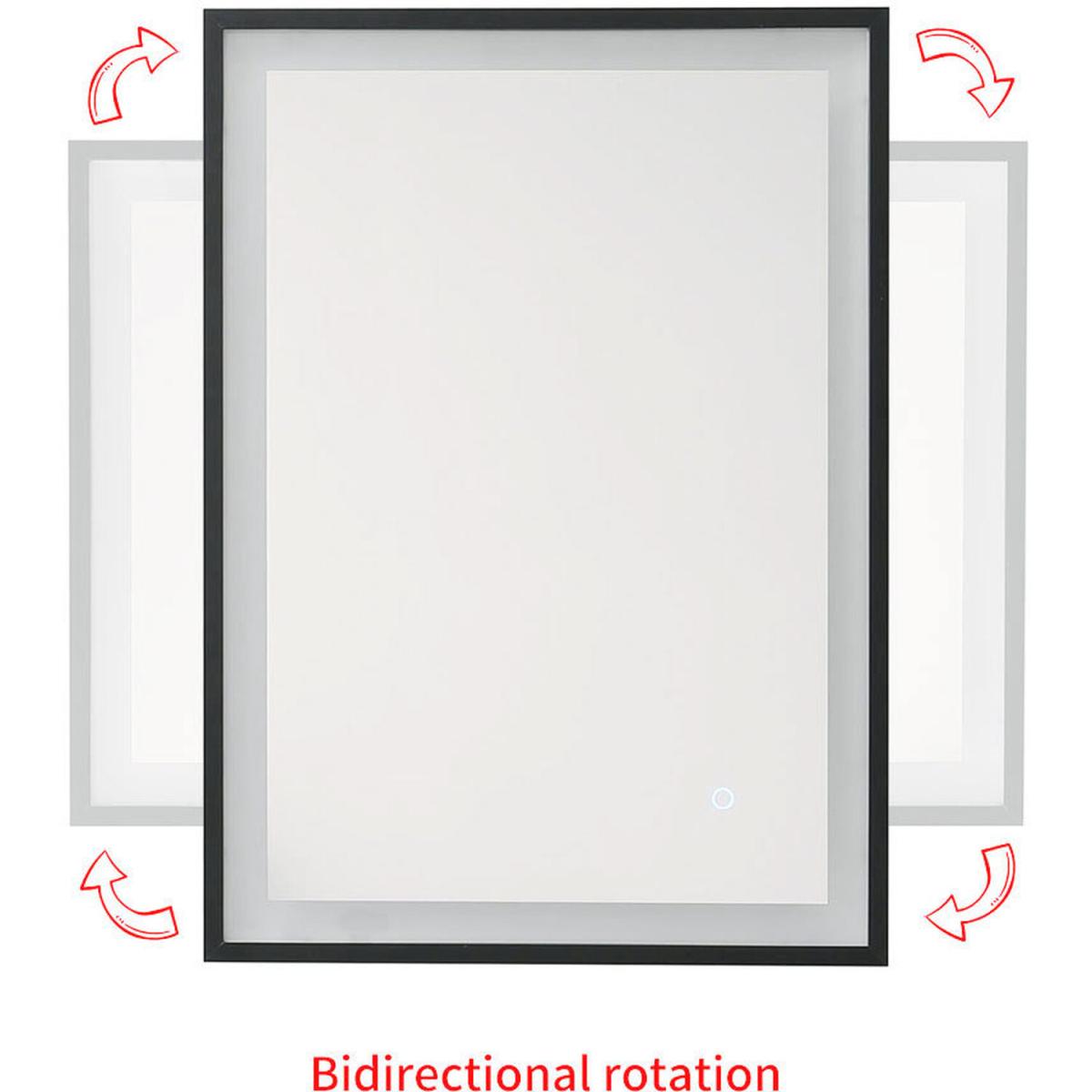 LED Wall Mirror - Black – image 4