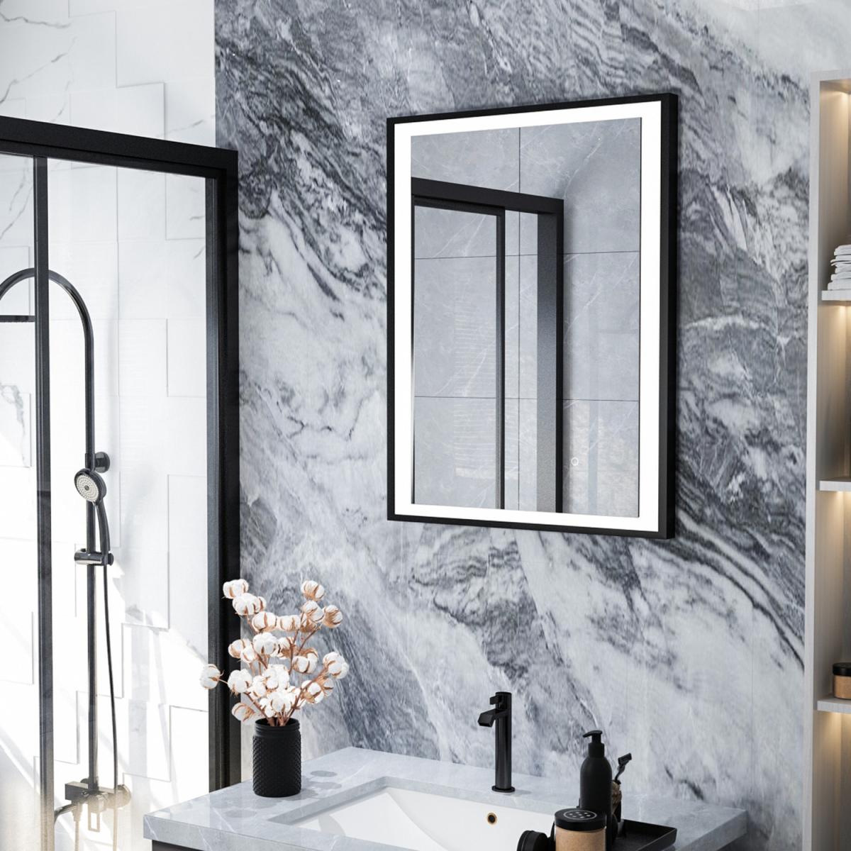 LED Wall Mirror - Black – image 5