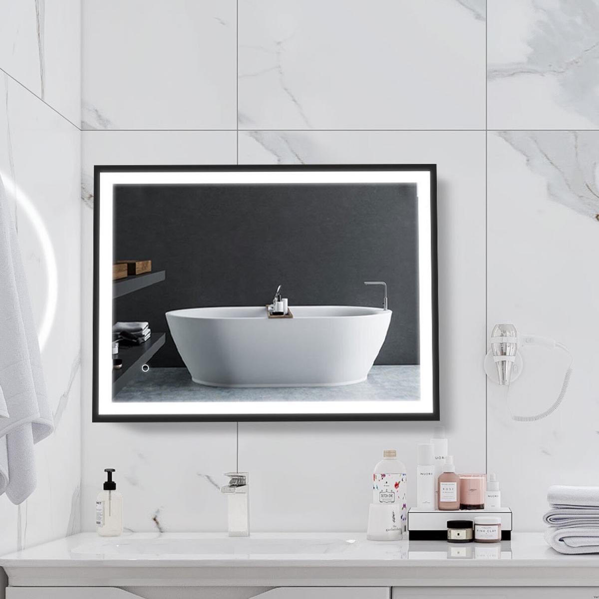 LED Wall Mirror - Black – image 7