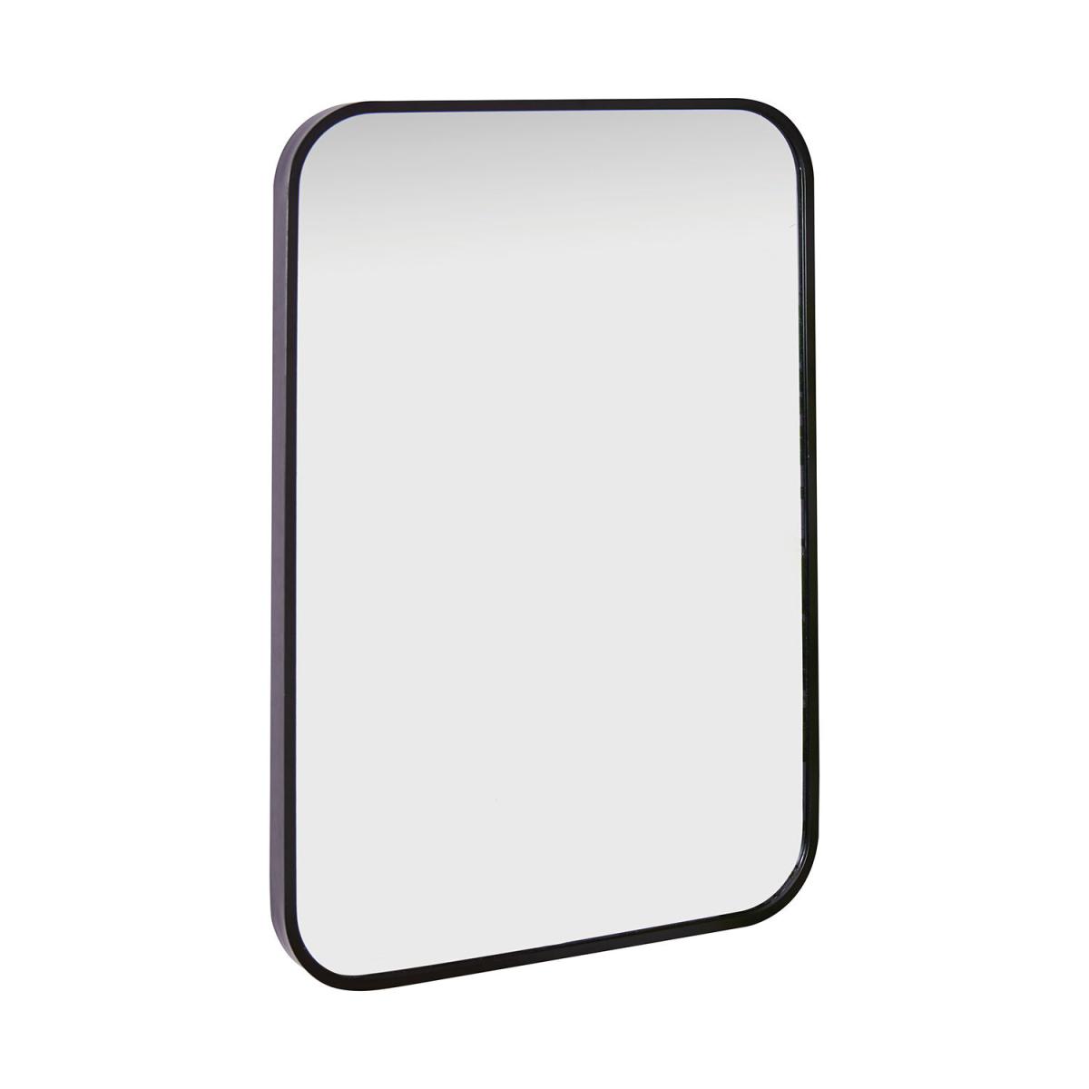 Camden Black Curved Metal Mirror – image 2