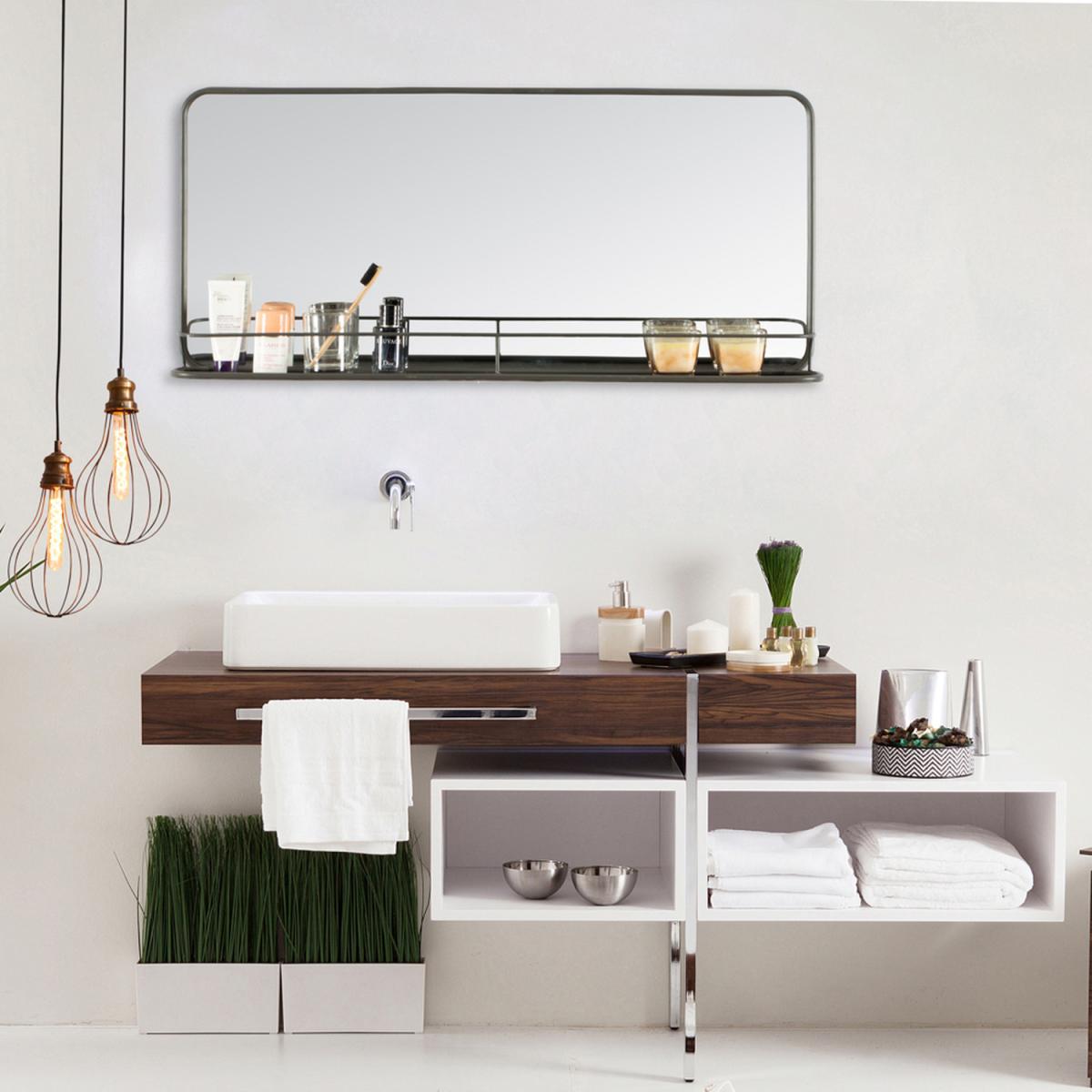 Manom Accent Mirror - Grey