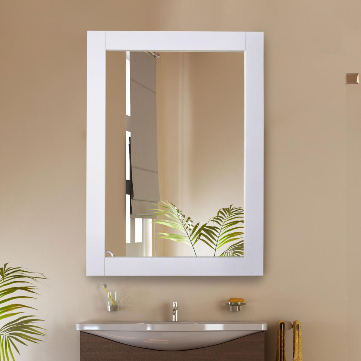 kleankin White Mirror Thick Frame – image 3