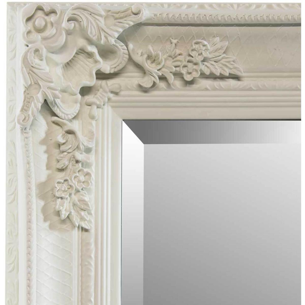 Davenport Cream Ornate Flourish Large Wall Mirror - Cream – image 2