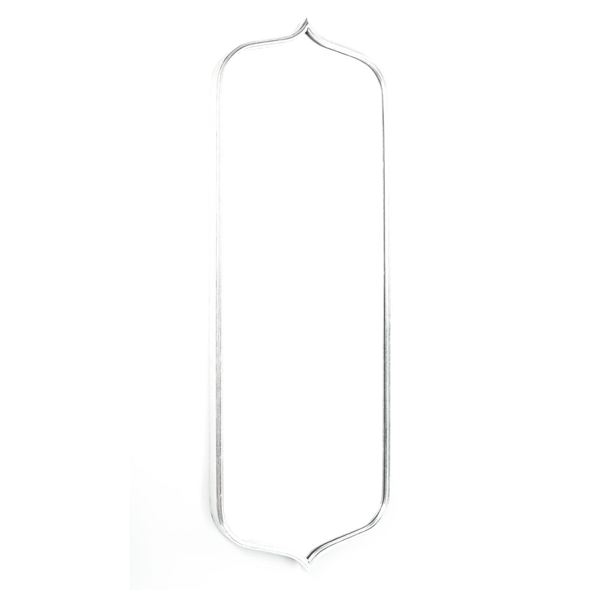 Curved Silver Metal Mirror - Silver – image 4