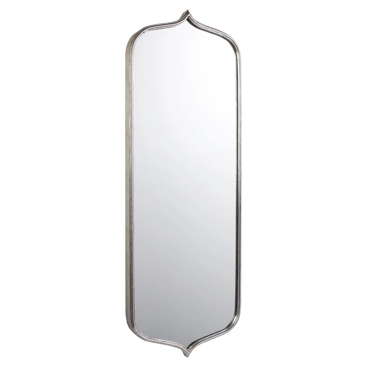 Curved Silver Metal Mirror - Silver – image 7