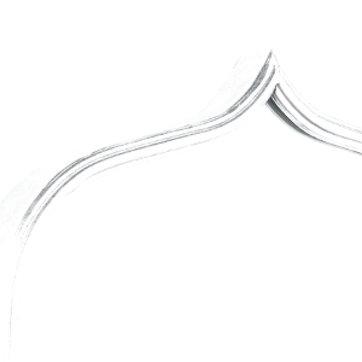 Curved Silver Metal Mirror - Silver – image 8