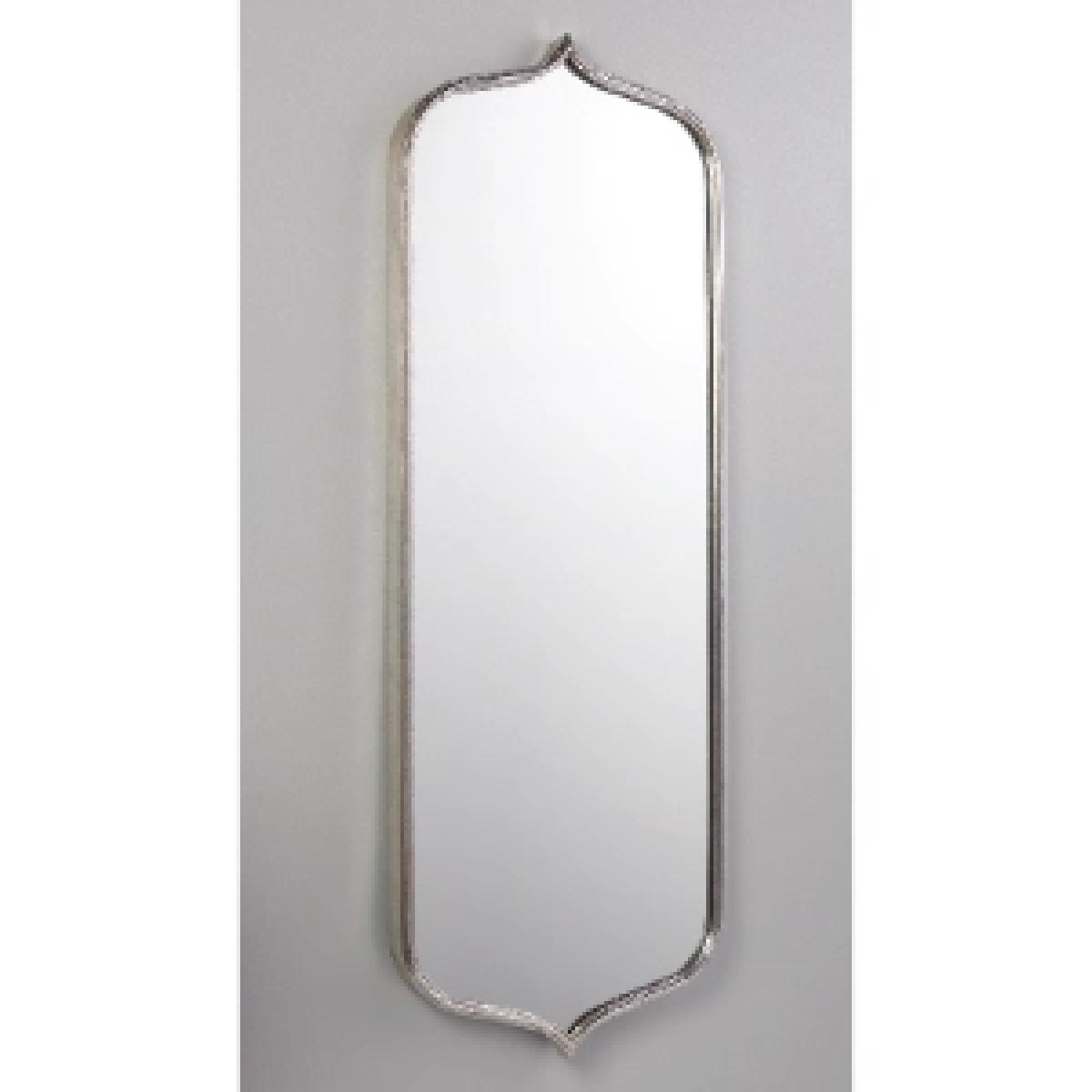 Curved Silver Metal Mirror - Silver – image 9