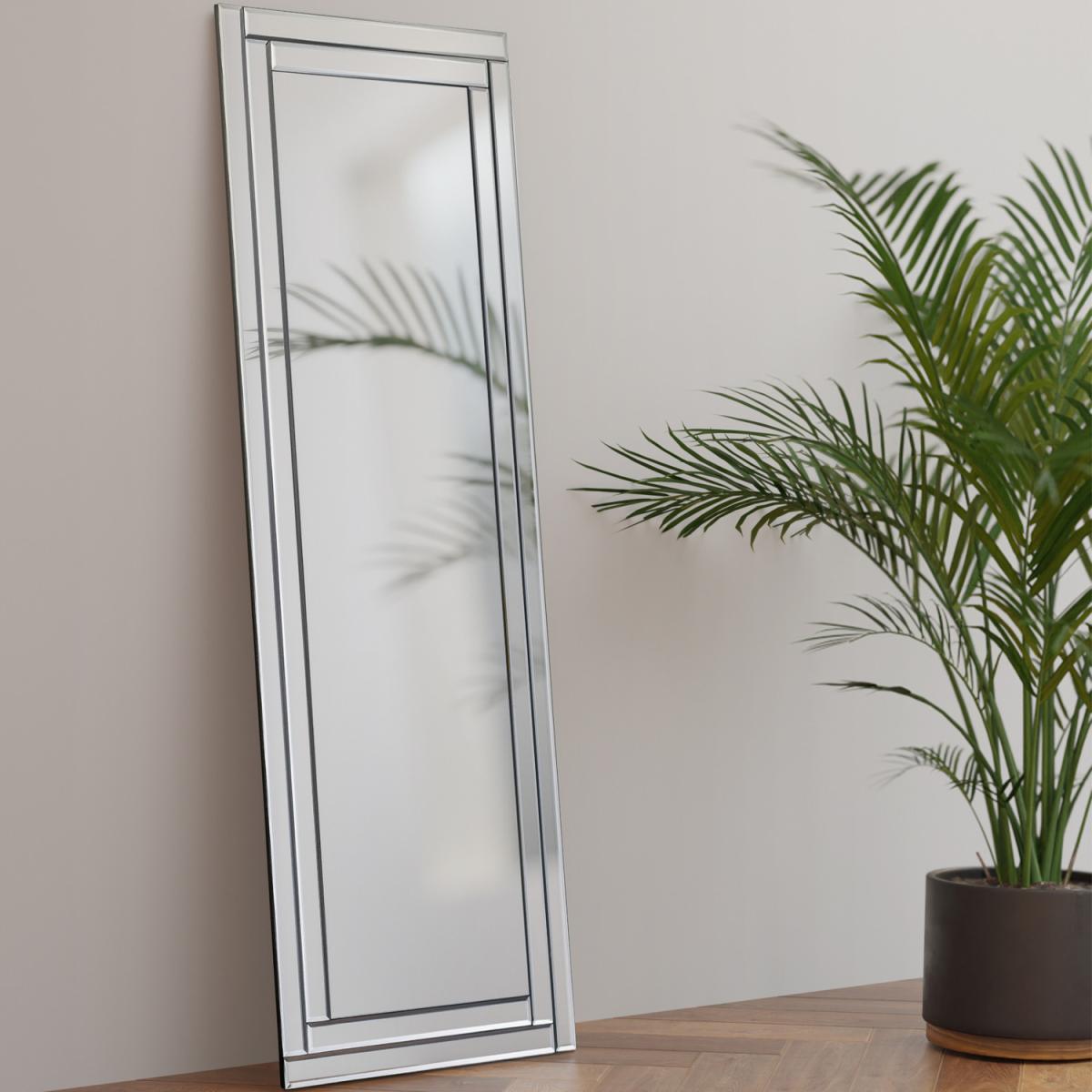 Deco Frameless Dress Mirror - Glass – image 2