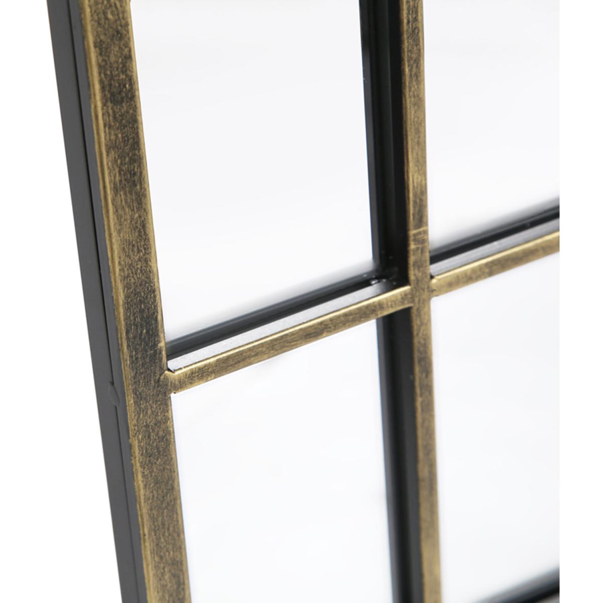 Gothic Arch Mirror - Black and Gold / 36cm – image 2