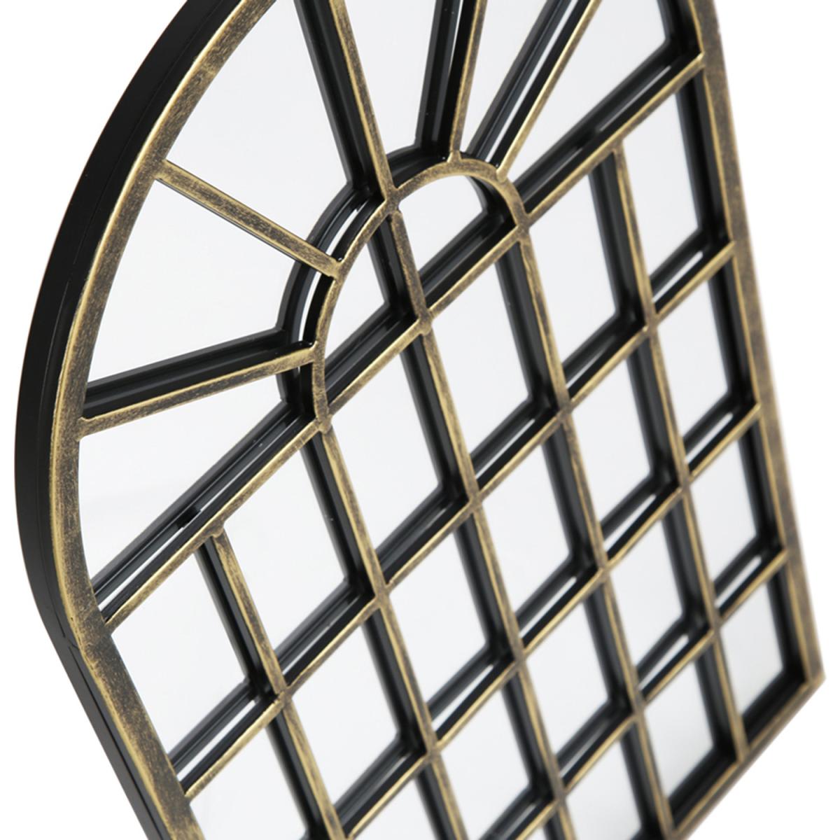 Gothic Arch Mirror - Black and Gold / 36cm – image 3