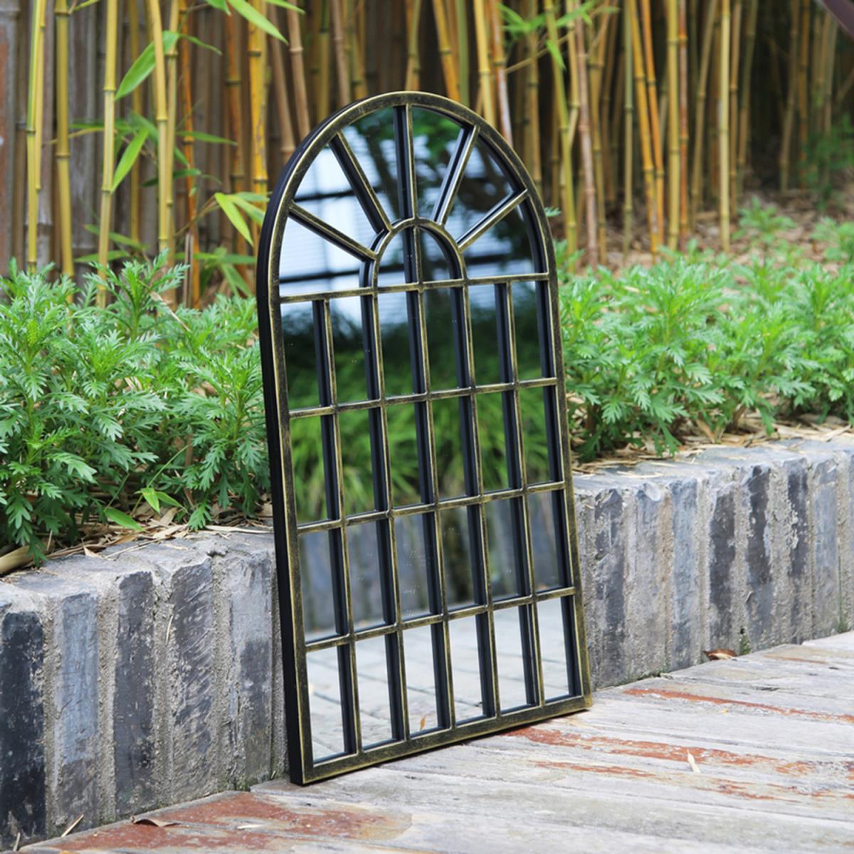 Gothic Arch Mirror - Black and Gold / 36cm – image 4