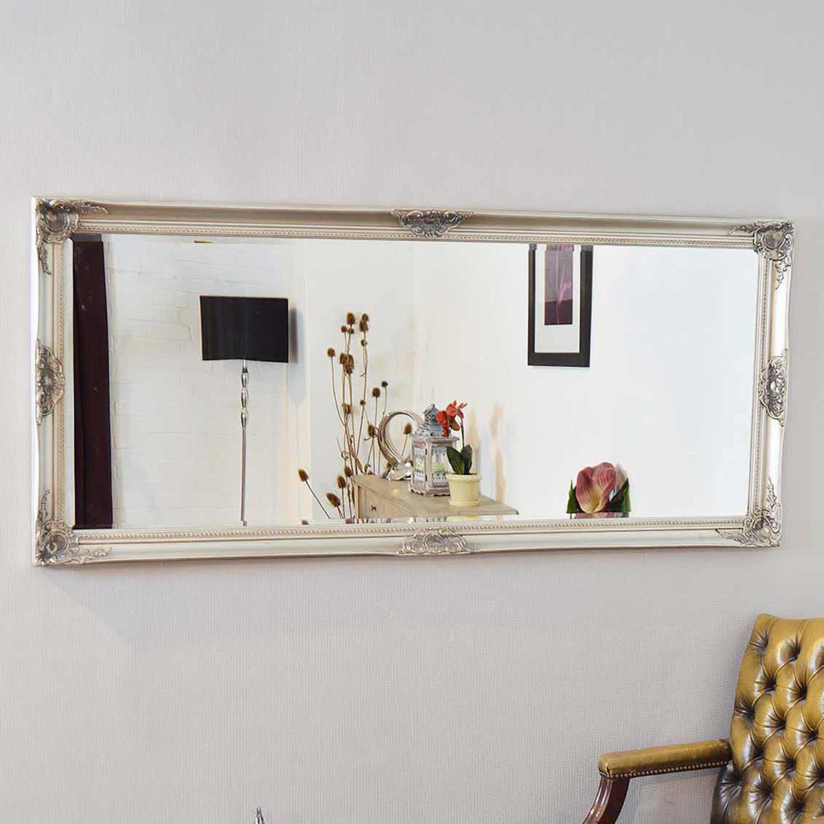 Avon Silver Full length Leaner Decorated Dress Wall Mirror - Grey – image 2