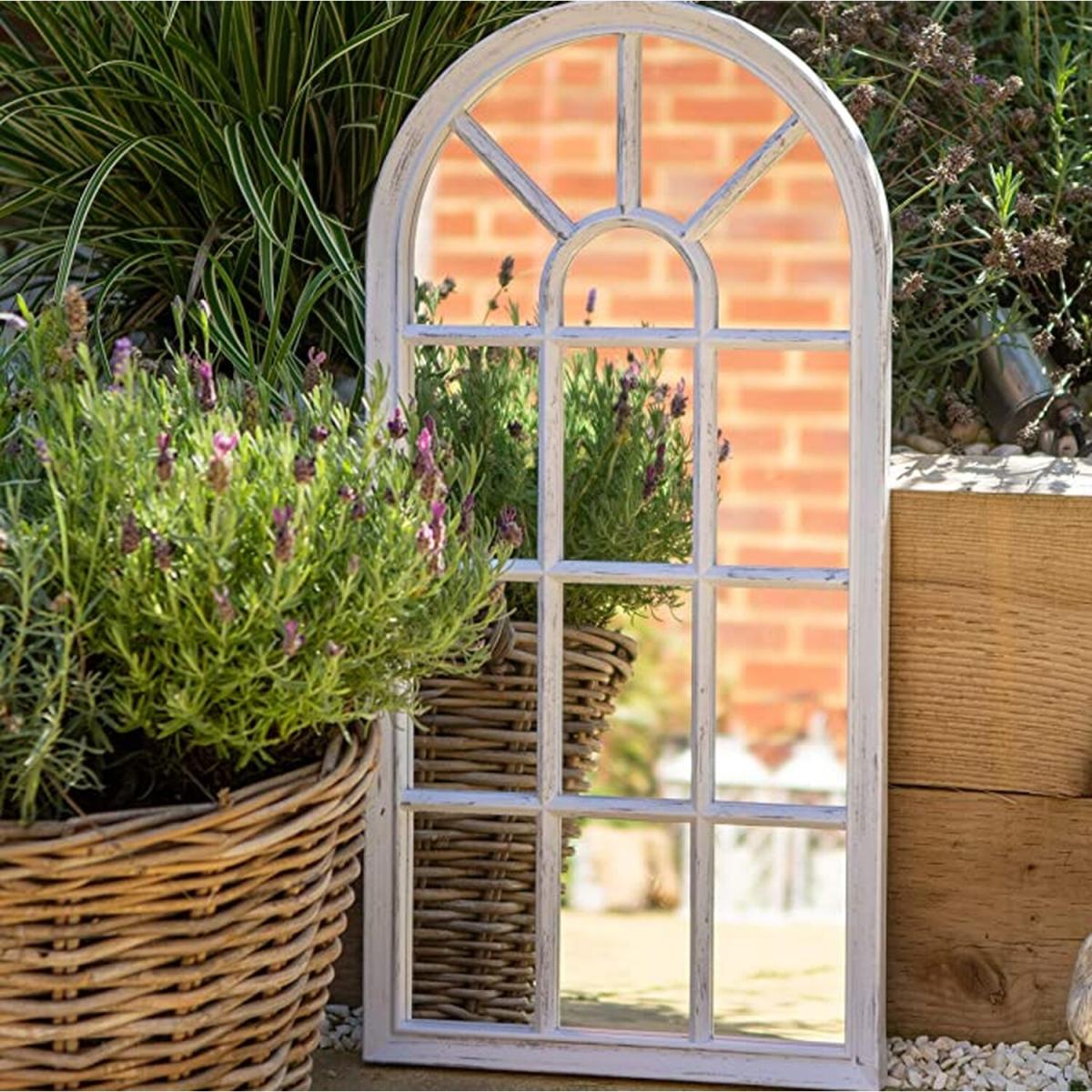 Modena Mirror - Indoor and Outdoor - Brushed Grey