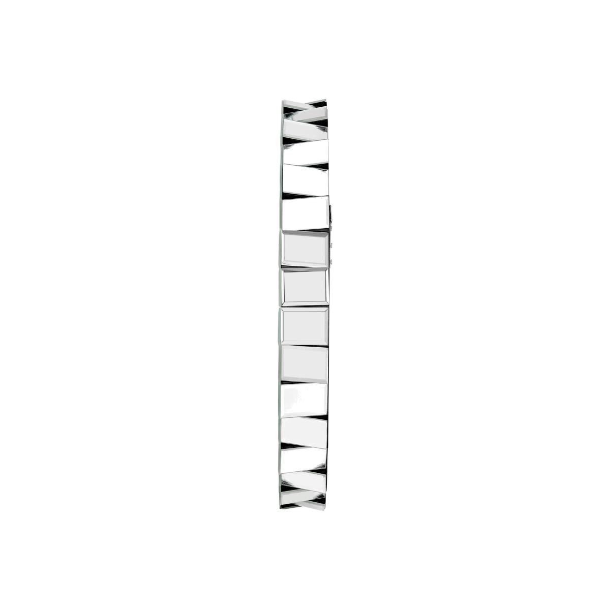 Venus Multi Faceted Small Round Wall Mirror - Silver – image 1