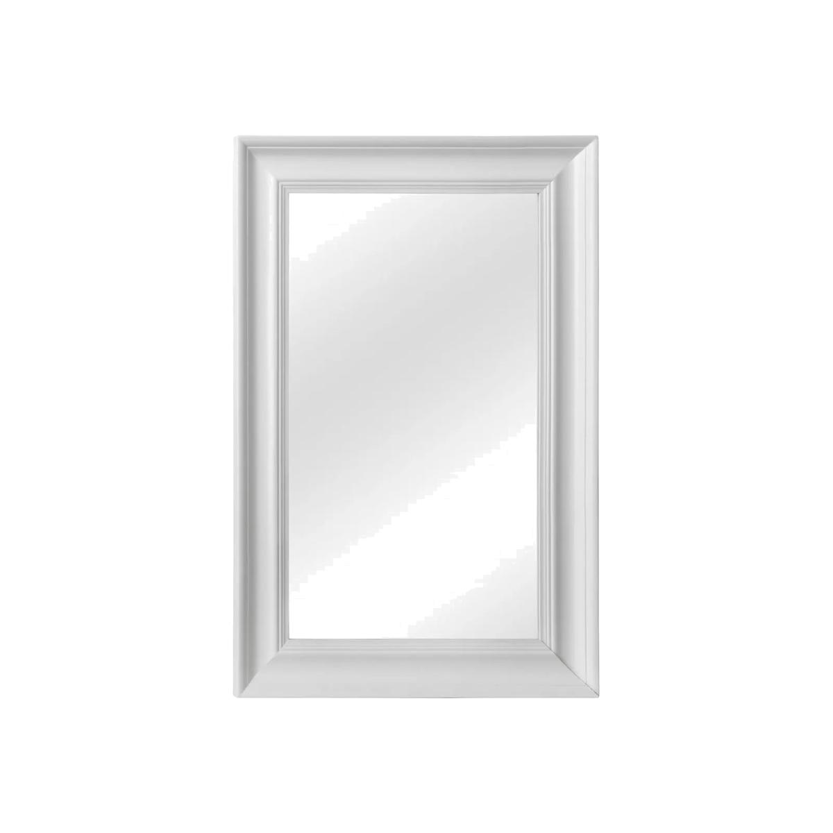 Premier Housewares Urban Matt White Finish Wall Mirror - White – image 1