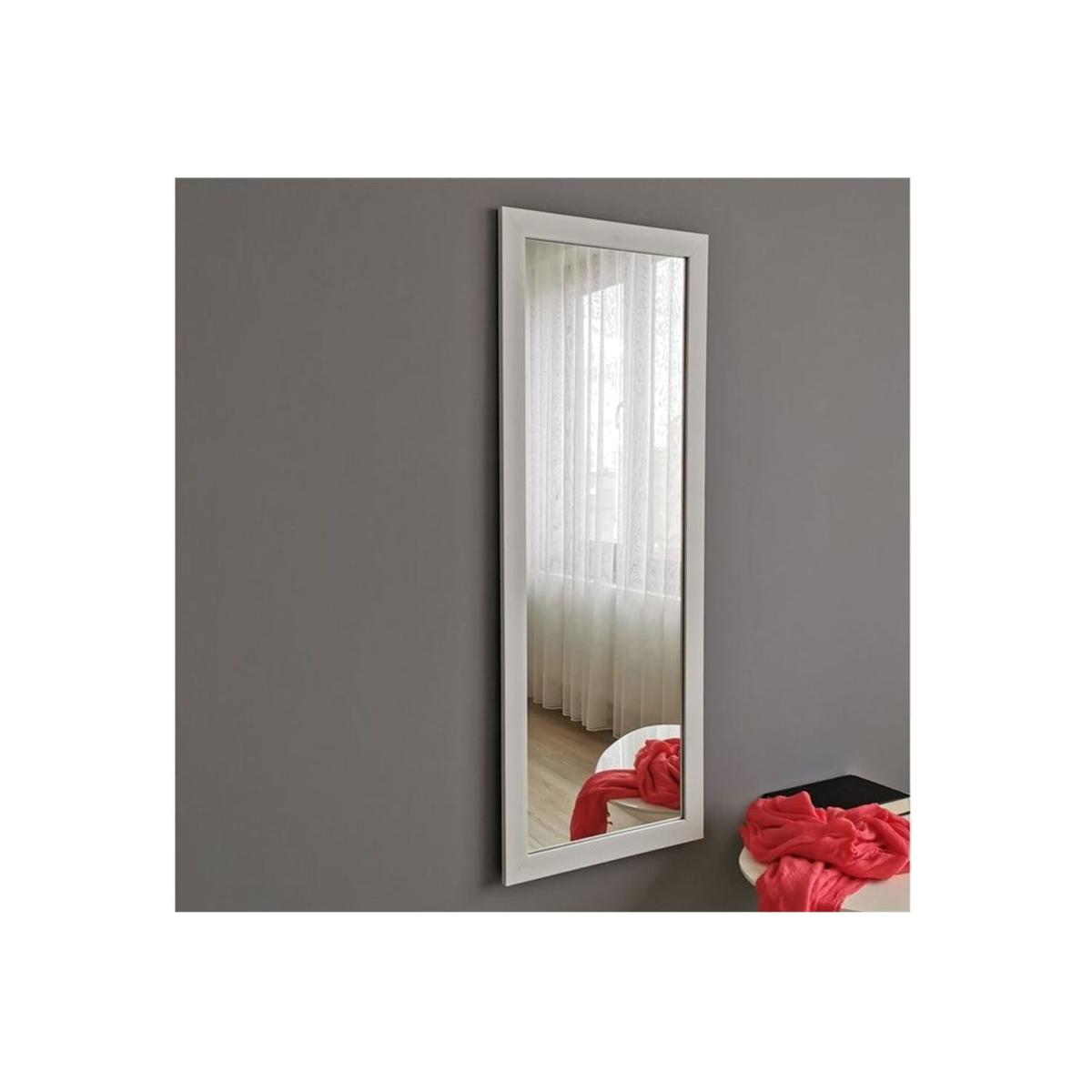 40X105 cm Beyaz Decorative Mirror A201 - White & Mirror