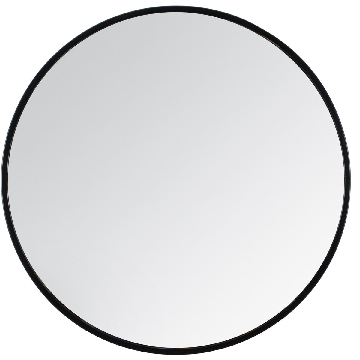 Tivoli Non Bevelled Round Mirror - Black – image 9