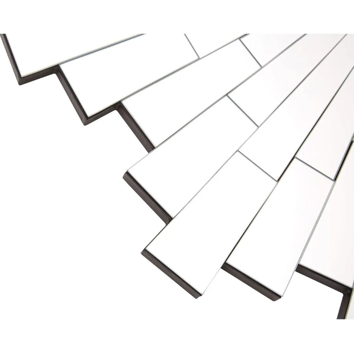 Glass Flared Circle Wall Mirror - Silver – image 4