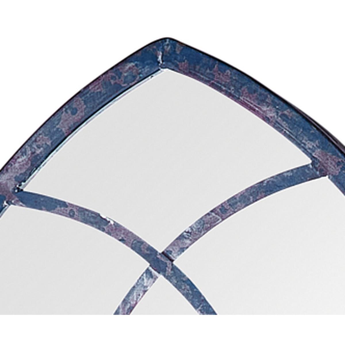 Chelsea Metal Arch Shaped WIndow Garden Mirror - Black – image 2