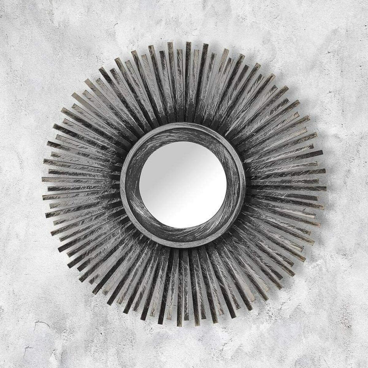3pc Silver Sunburst Mirror Set - Silver – image 3