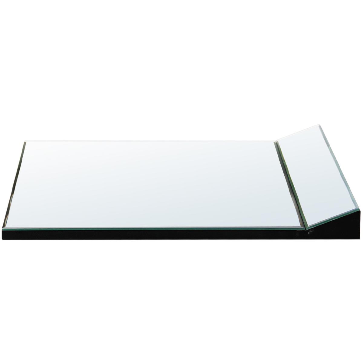 Risco Glass Framed Wall Mounted Mirror Set - Silver - Silver – image 4