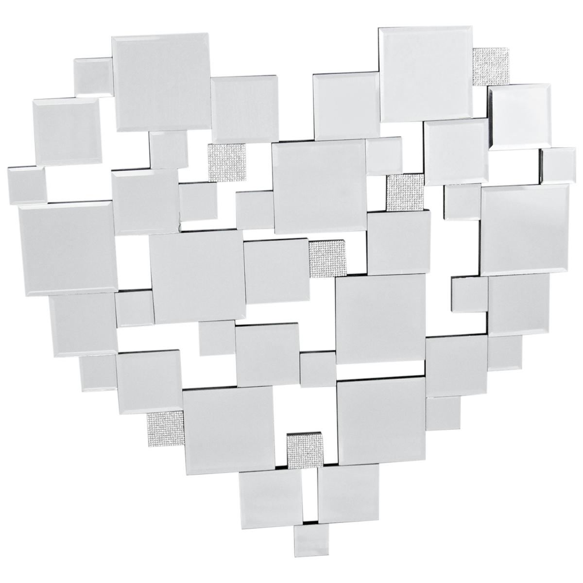 Heart Shaped Glitz Accent Mirror – image 2