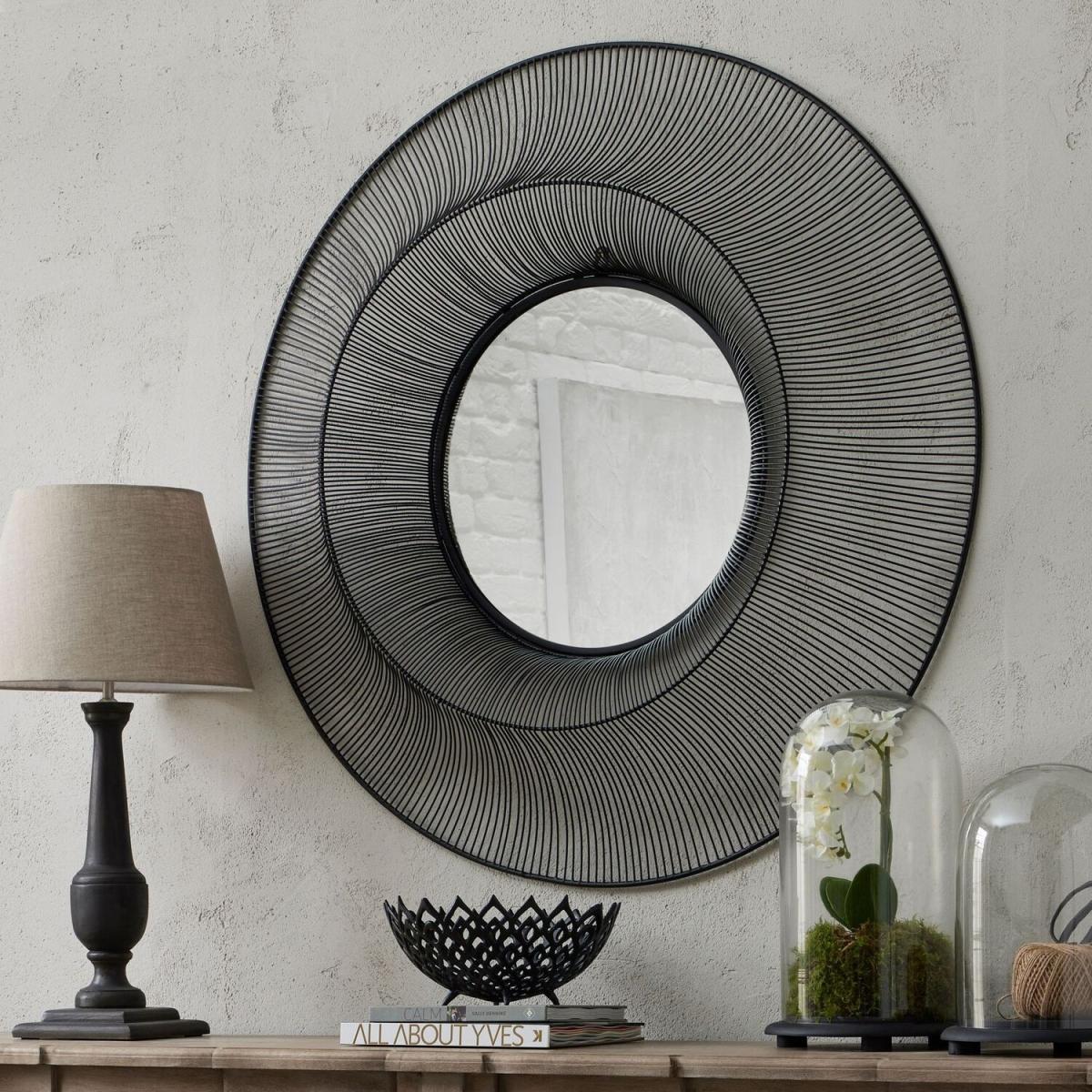Chico Large Wire Mirror Chic Wall Decor - Black – image 4