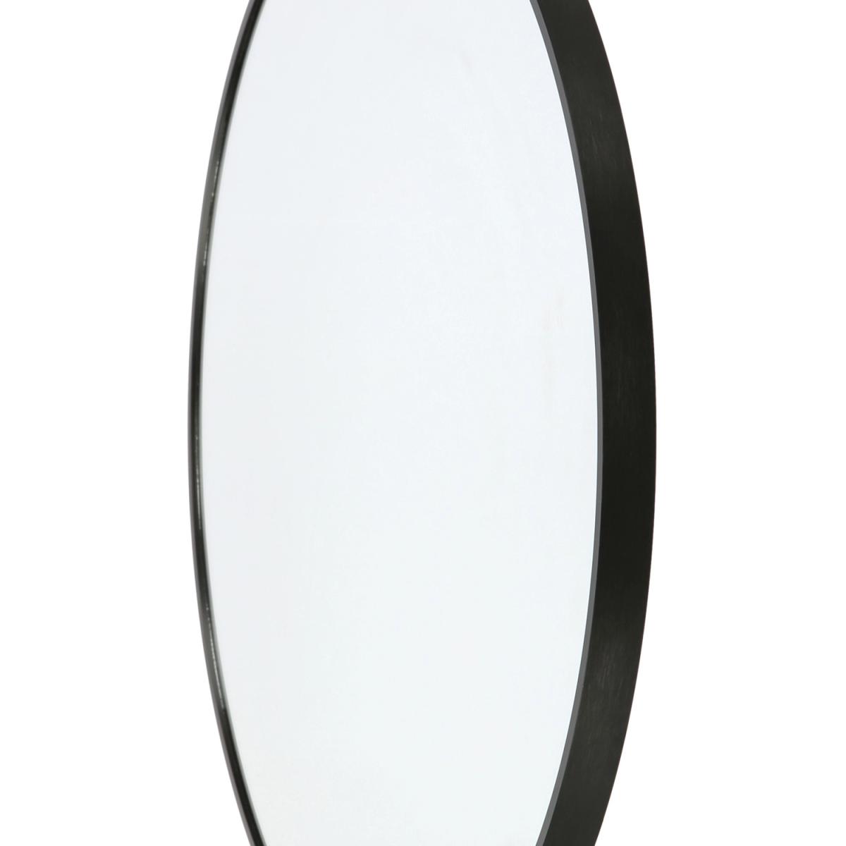 Toronto Round Accent Mirror - Black / 60cm – image 4