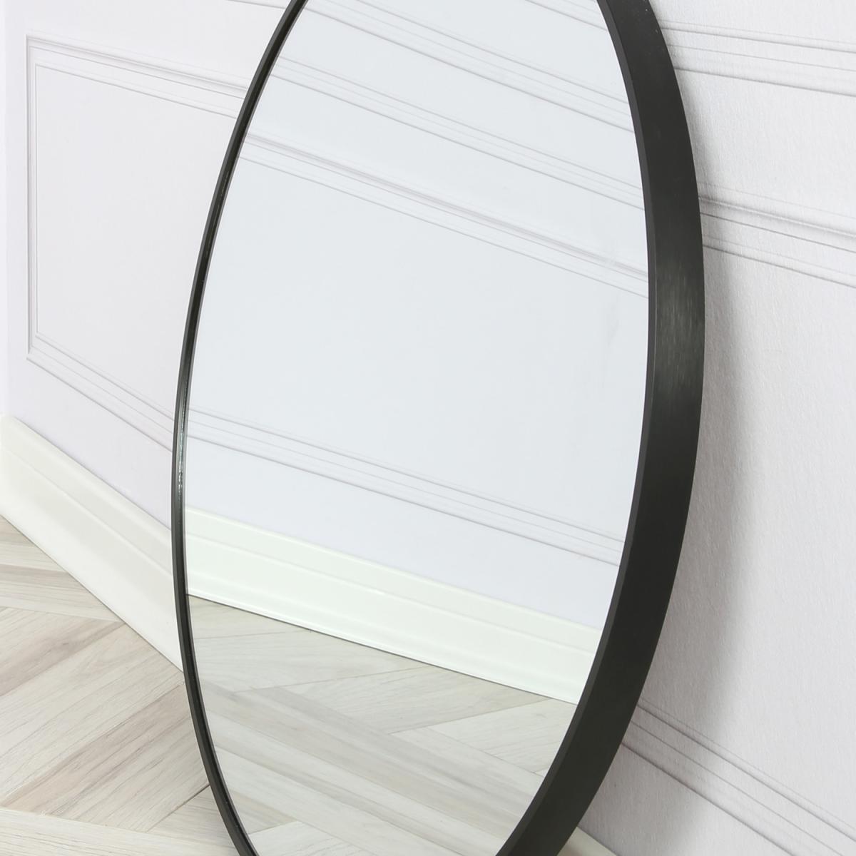 Toronto Round Accent Mirror - Black / 60cm – image 8