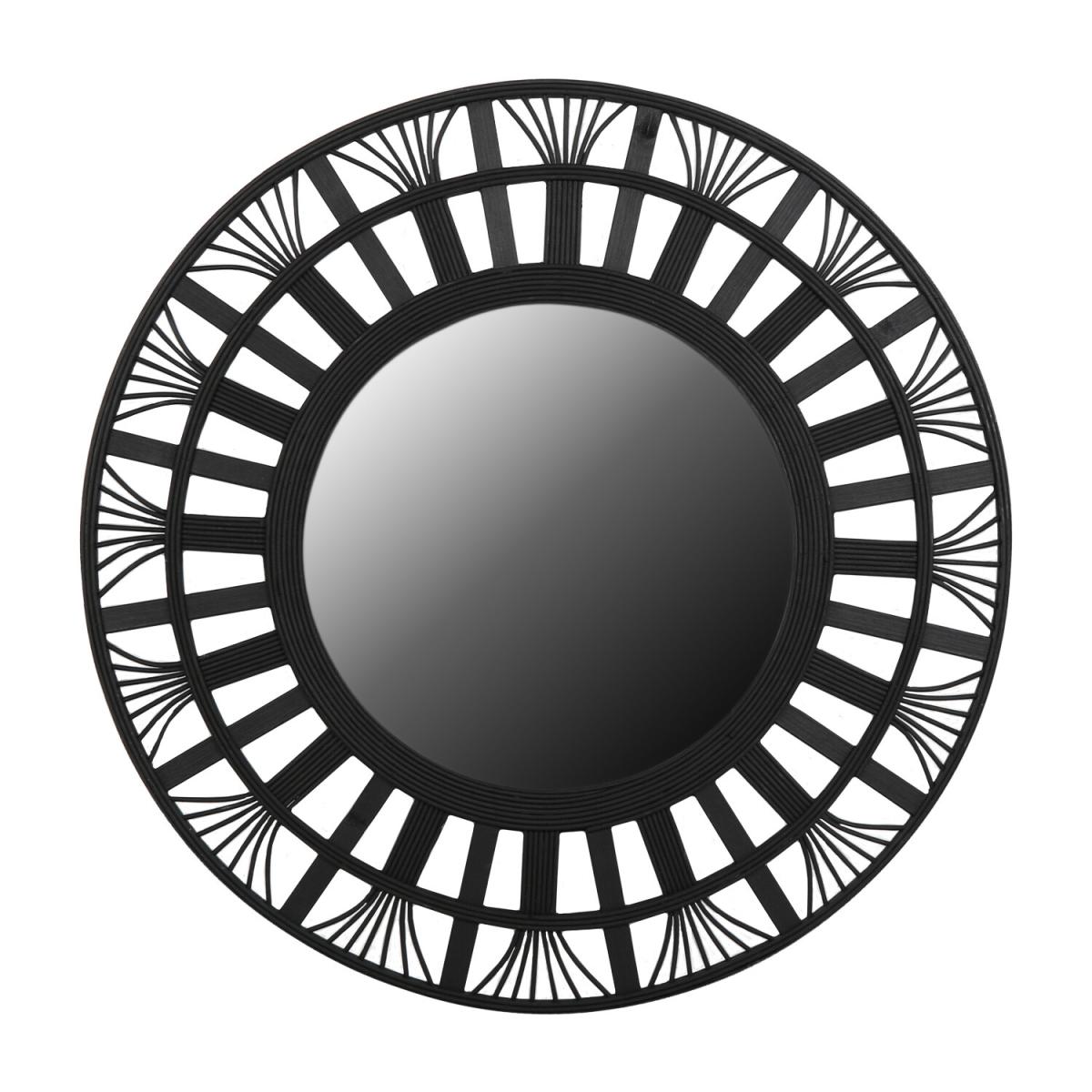 Kiko Entwined Wooden Mirror - Black – image 2