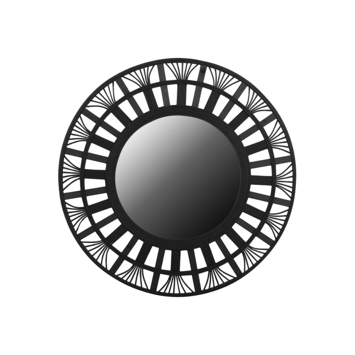 Kiko Entwined Wooden Mirror - Black – image 1