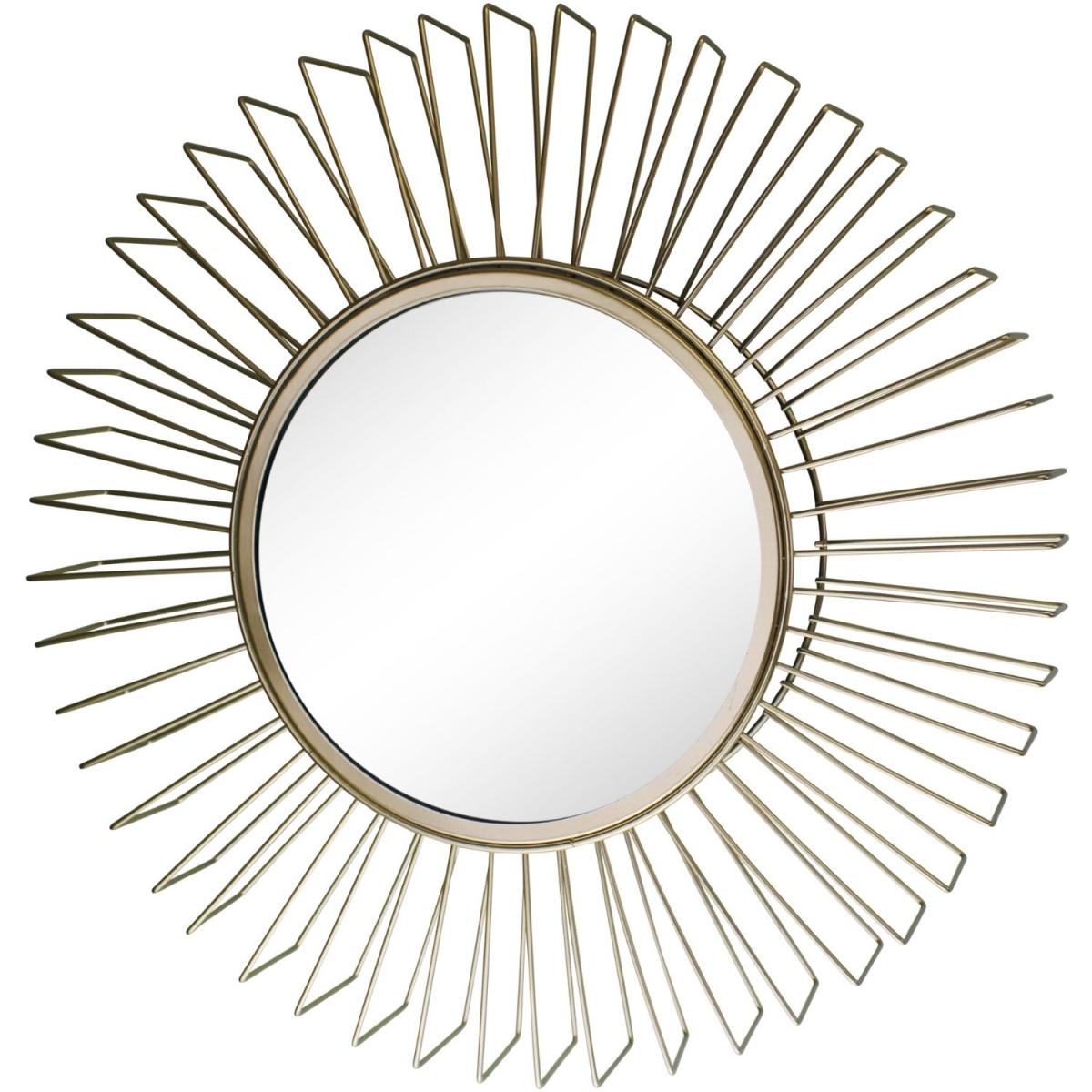 Gold Wire 3D Accent Mirror - Yellow – image 2