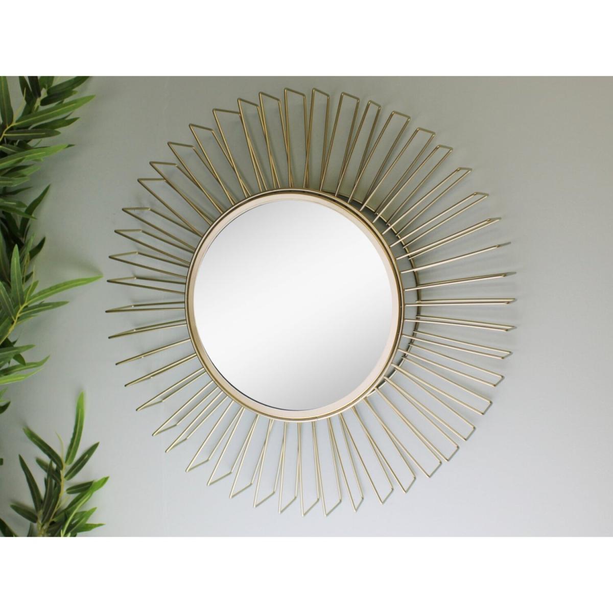 Gold Wire 3D Accent Mirror - Yellow – image 3