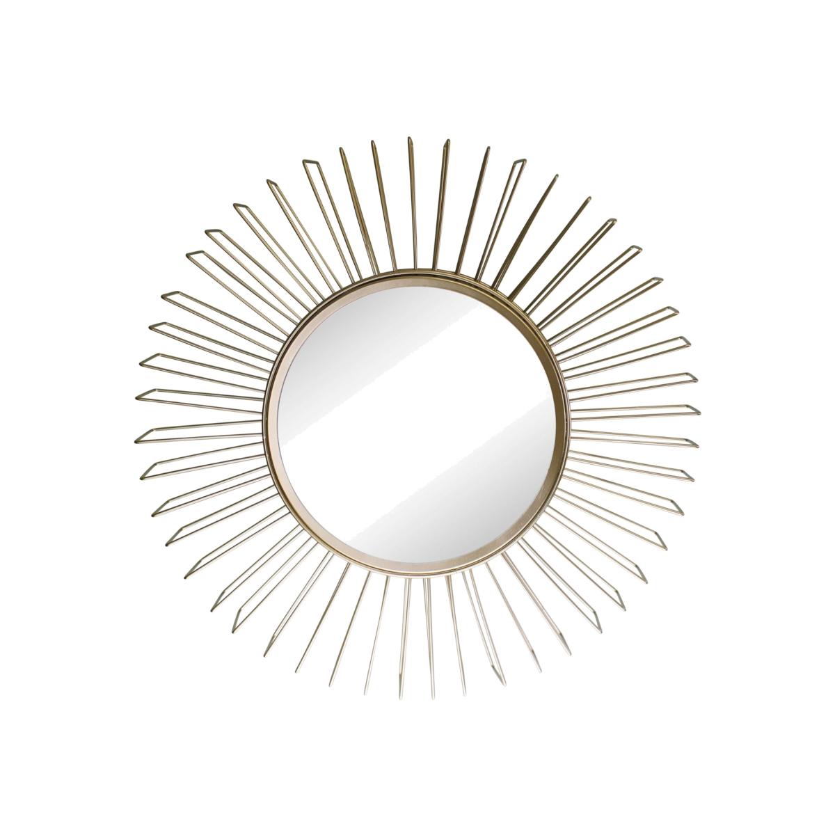 Gold Wire 3D Accent Mirror - Yellow – image 1