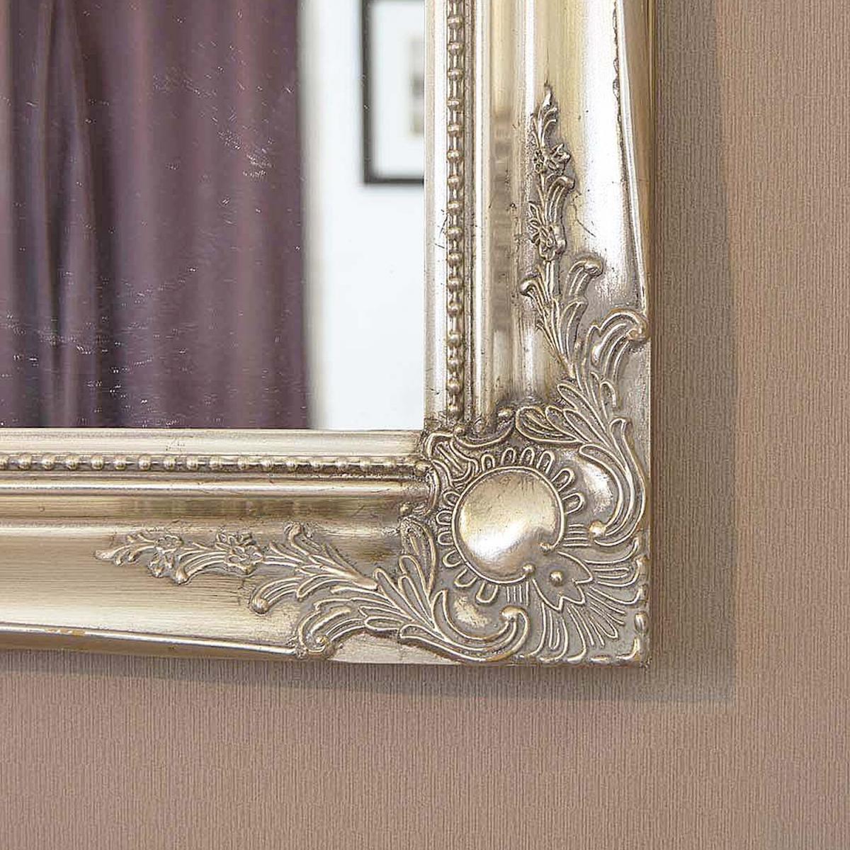 Hamilton Vintage Silver Antique Design Wall Mirror - Silver – image 2
