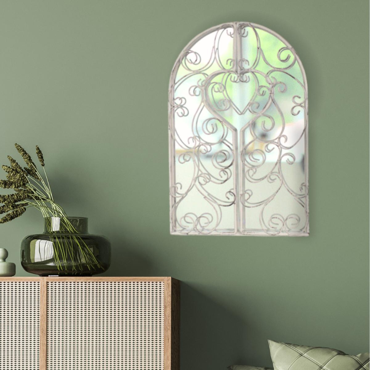 Metal Shutter Mirror  - White – image 11