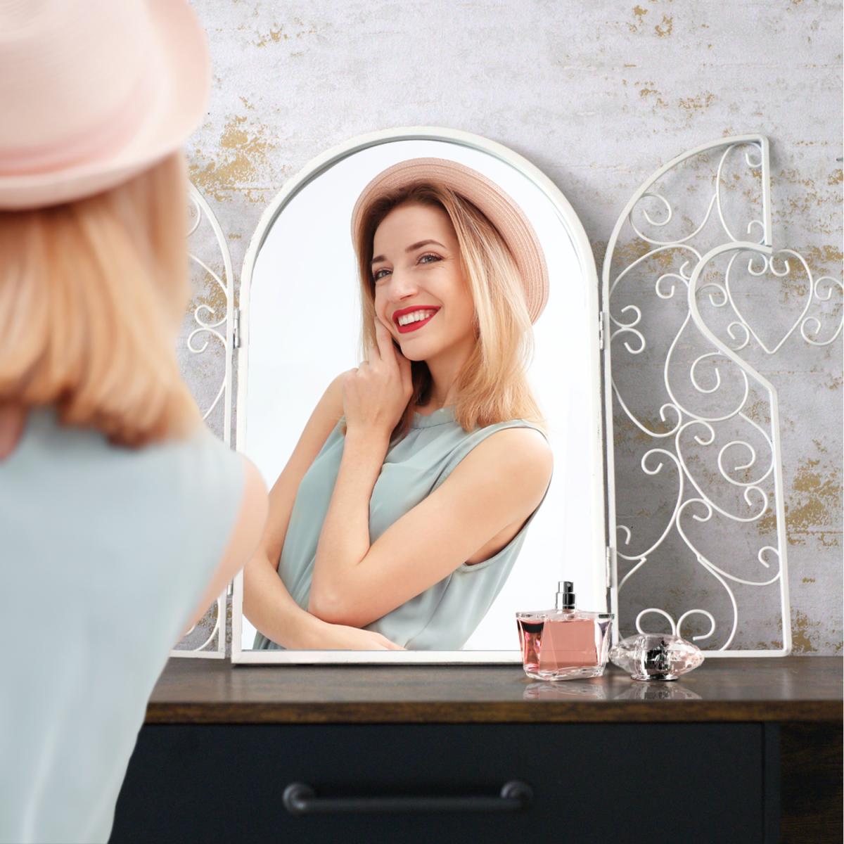 Metal Shutter Mirror  - White – image 13