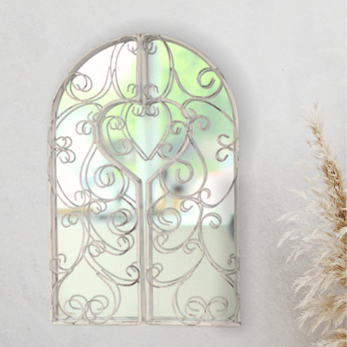 Metal Shutter Mirror  - White – image 14