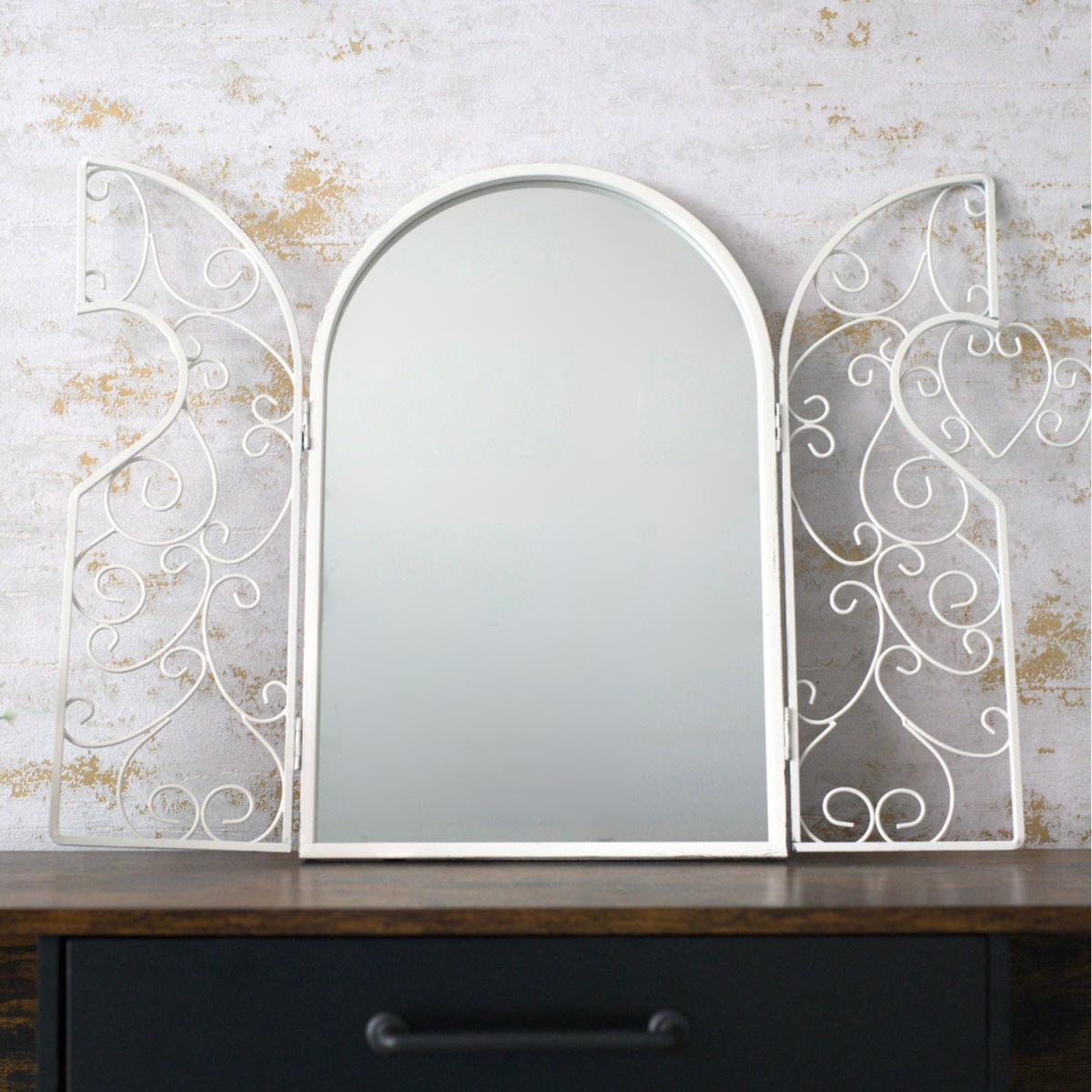 Metal Shutter Mirror  - White – image 17