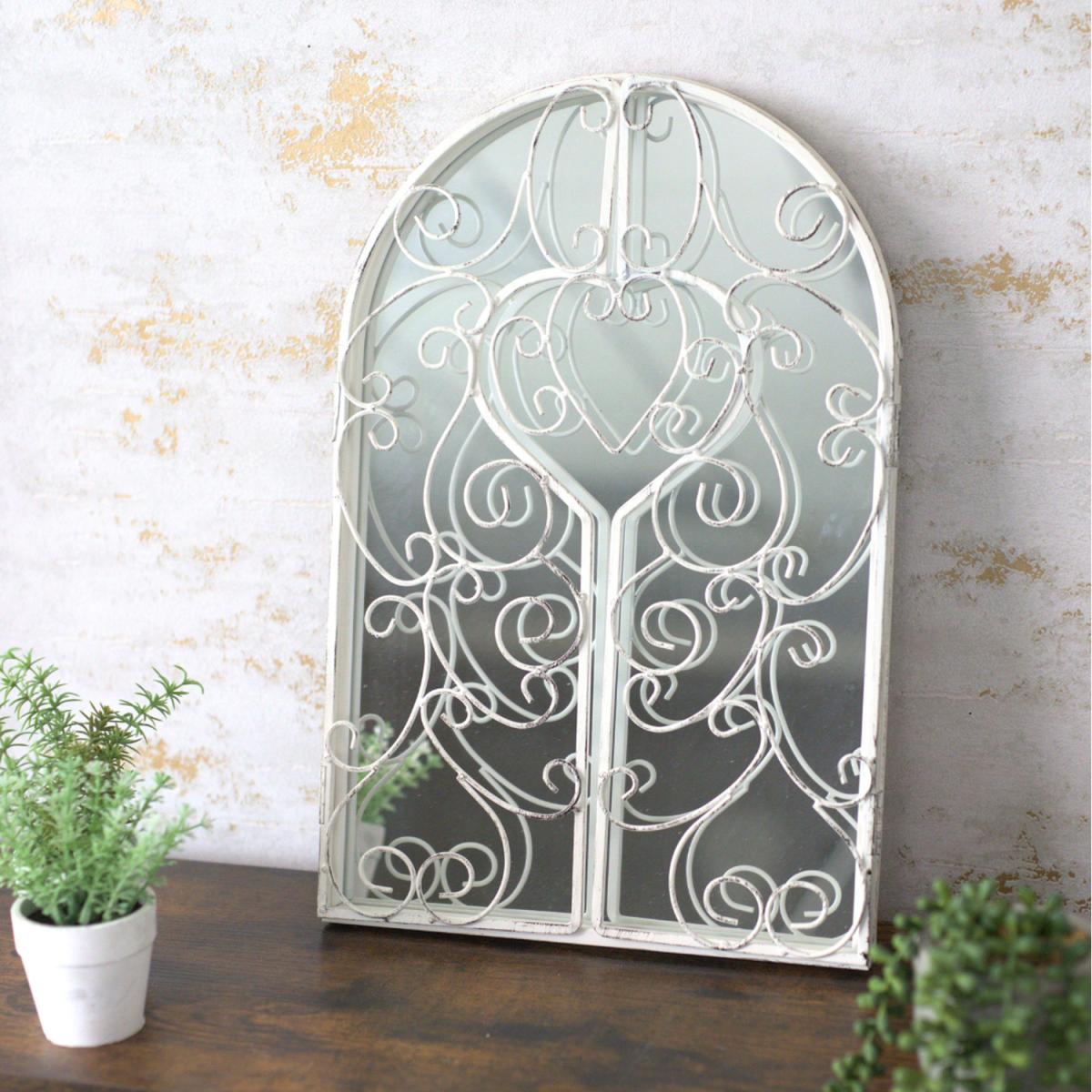 Metal Shutter Mirror  - White – image 19