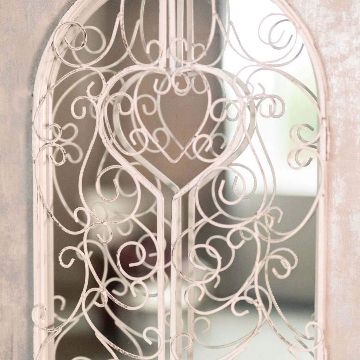 Metal Shutter Mirror  - White – image 3