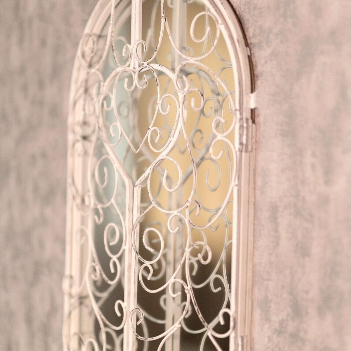 Metal Shutter Mirror  - White – image 4